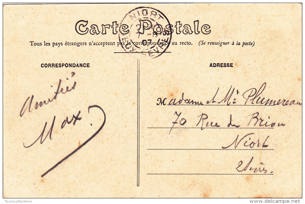 CPA 17 @ ILE D' OLERON @ LA COTINIERE @ Café De La Gaîté En 1907 - Homards Et Crevettes - Ile D'Oléron