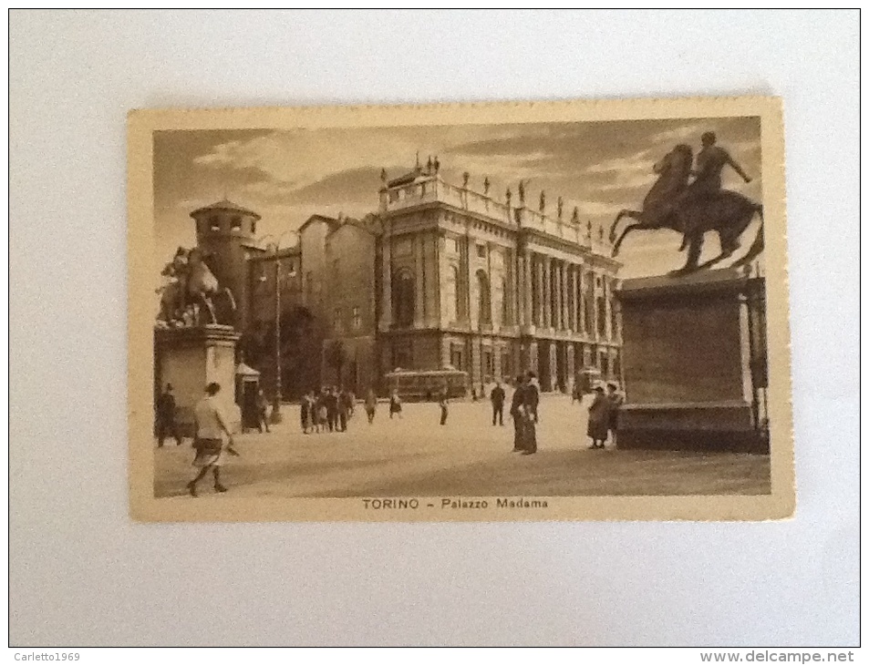 TORINO PALAZZO MADAMA NON VIAGGIATA DEL 1916 - Palazzo Madama