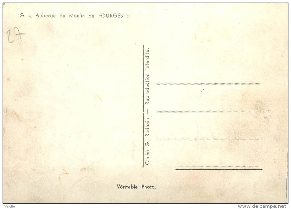 : Réf : J-12- 6382 :  Fourges Le Moulin à Eau - Fourges