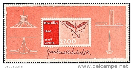 BRAZIL # 908  - Anniversary Of President Juscelino Kubitschek De Oliveira - Brasília -  S/S 1960 - Ungebraucht