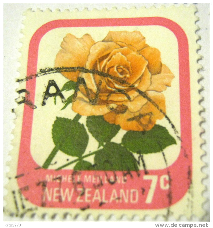 New Zealand 1975 Roses Michele Meilland 7c - Used - Usados
