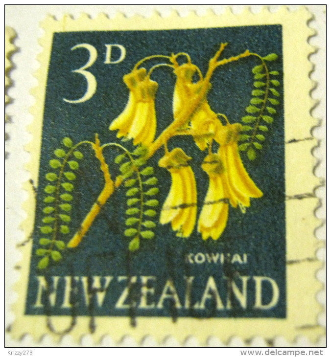 New Zealand 1960 Flower Kowhai 3d - Used - Gebruikt
