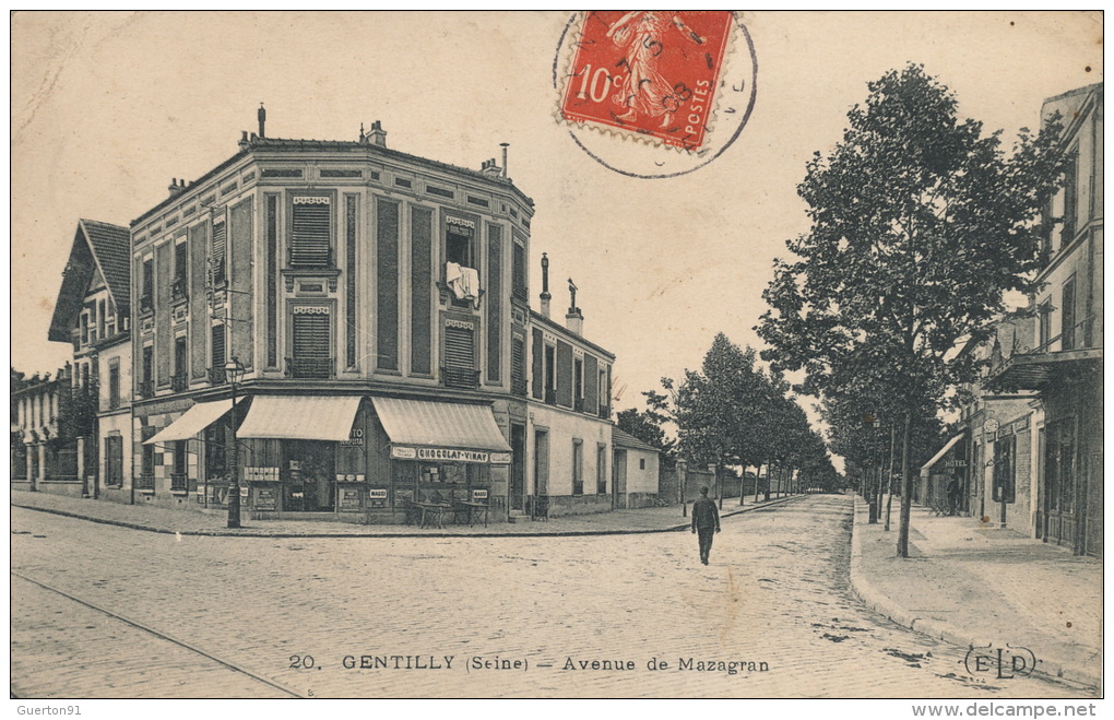 ( CPA 94 )  GENTILLY  /  Avenue De Mazagran  - - Gentilly