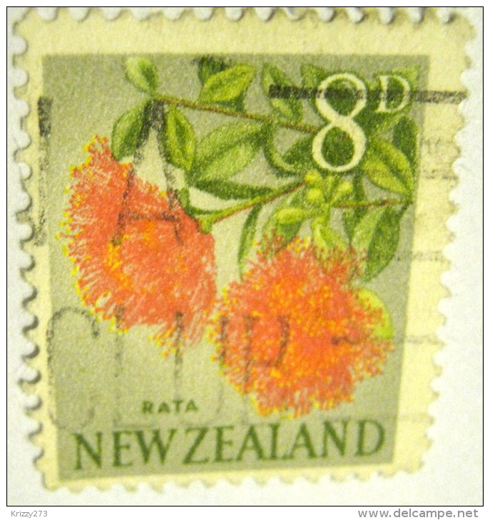 New Zealand 1960 Flower Rata 8d - Used - Oblitérés