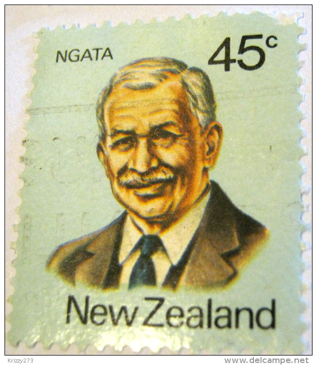 New Zealand 1980 Famous Maori People Ngata 45c - Used - Used Stamps