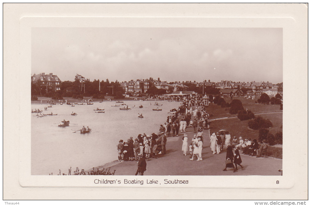 ¤¤  -   SOUTHSEA   -  Carte Photo   -  Children's Boating Lake       -  ¤¤ - Portsmouth