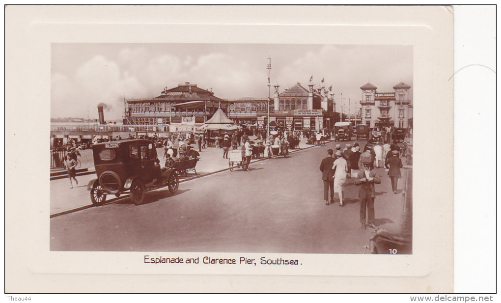 ¤¤  -   SOUTHSEA   -  Carte Photo   -  Esplanade And Clarence Pier       -  ¤¤ - Portsmouth