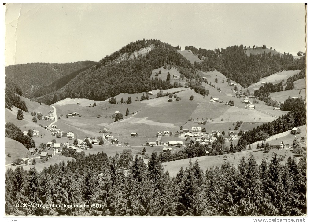 Dicken Bei Degersheim - Dorfansicht              Ca. 1950 - Degersheim