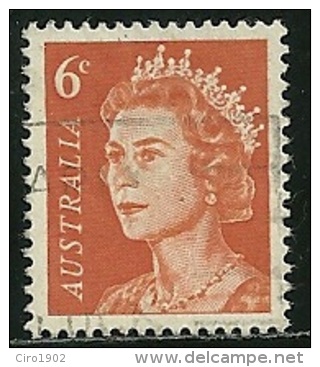 AUSTRALIA - ELISABETTA -  DECALCO - USATO -  RARO - LUSSO - SIGNED - Abarten Und Kuriositäten