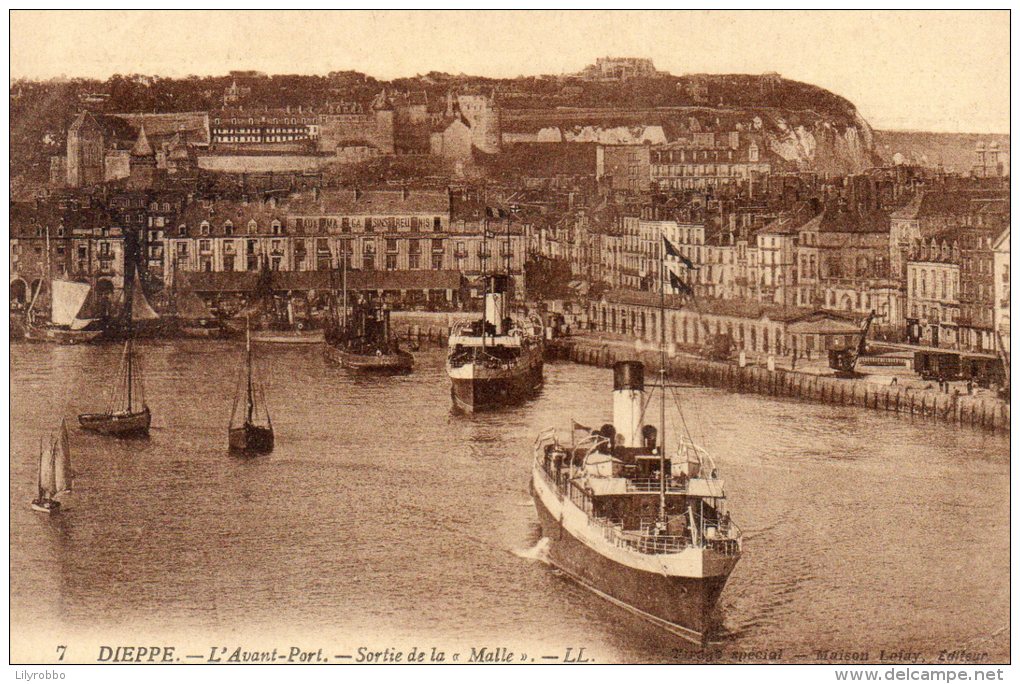 FRANCE - DIEPPE L'VAnt-Port - Sortie De La Malle - Excellent Ferries Etc By LL - Dieppe