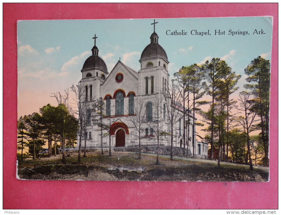 Hot Springs,AR--Catholic Chapel--not Mailed--PJ 181 - Altri & Non Classificati