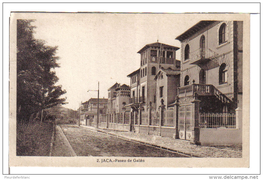 JACA (Espagne - Aragon) - CPA -  Paseo De Galan - Other & Unclassified