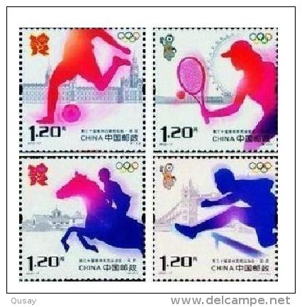 2012 London Olympic Games, Tennis, Football , Horse,  MNH Mint Stamps - Summer 2012: London