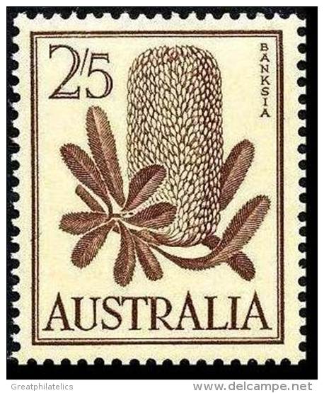 AUSTRALIA 1959-64 FLOWERS SC#329 VF MNH CV.$7.50 (DEB01) - Neufs