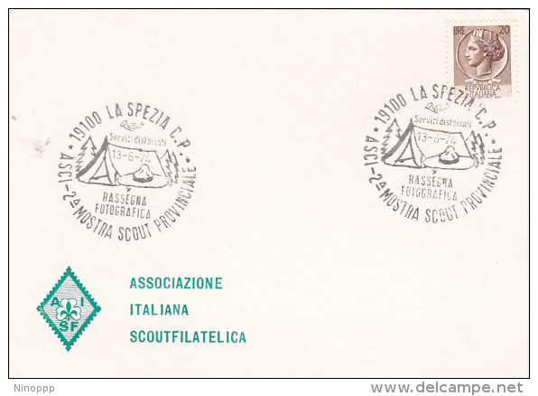 Italy 1974 La Spezia ASCI 2nd Photographic Exibition Souvenir Card - Other & Unclassified