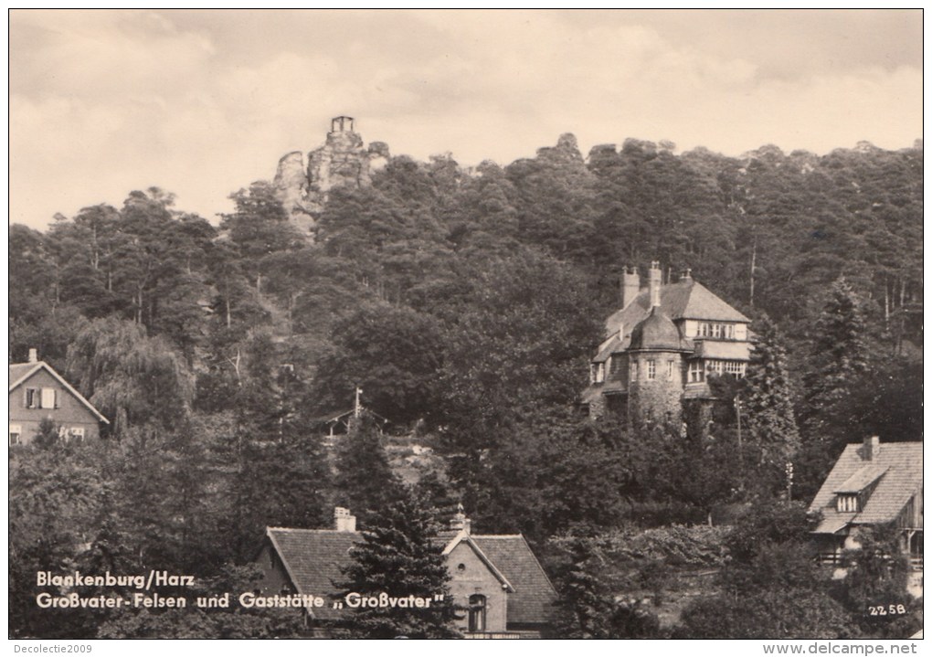 N8618 Blankenburg Harz Grossvater Felsen Und Gaststatte    2 Scans - Blankenburg