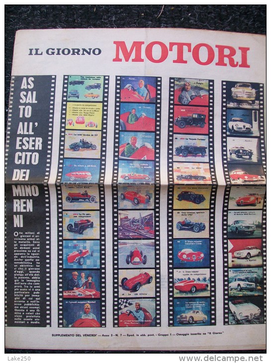 IL GIORNO MOTORI - SIMCA 1150 ABARTH - ALFA ROMEO - Motores
