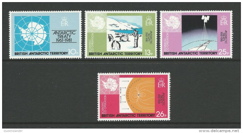 Antarctic Treaty 1961- 1981 Set Of 4 Complete MUH  Scott Cat No's 82/85 Nice Scott Catalogue Value - Nuevos