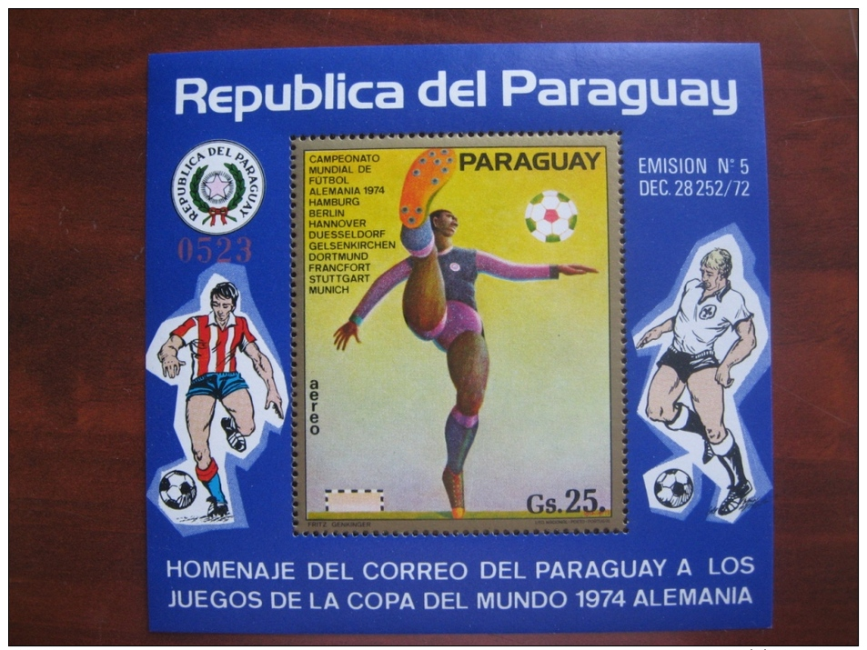 Paraguay 1974 MNH - 1974 – Alemania Occidental