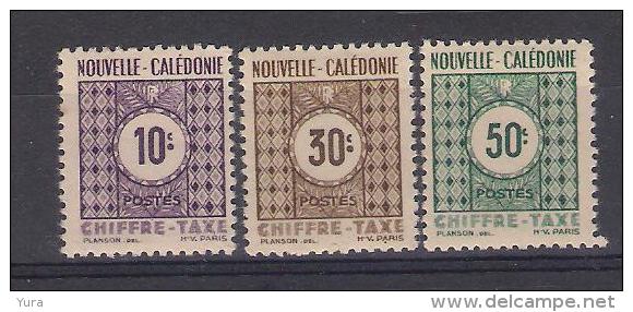 New Caledonia Y/T Nr Taxe 39/41 MNH (a6p1  ) - Nuevos