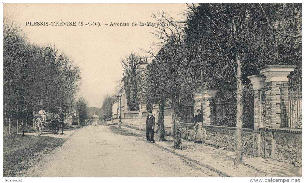 ( CPA 94 )  PLESSIS-TRÉVISE  /  Avenue De La Maréchale  - - Le Plessis Trevise