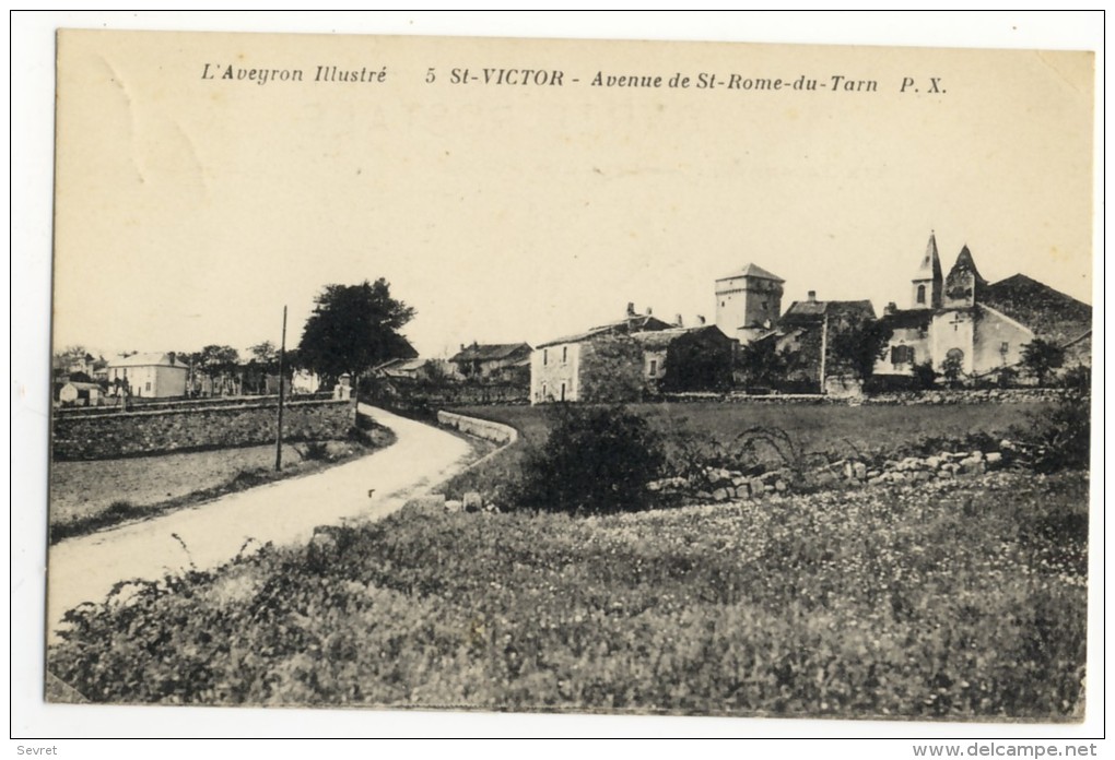 ST-VICTOR. - Avenue De St-Rome -du-Tarn. - Saint Victor