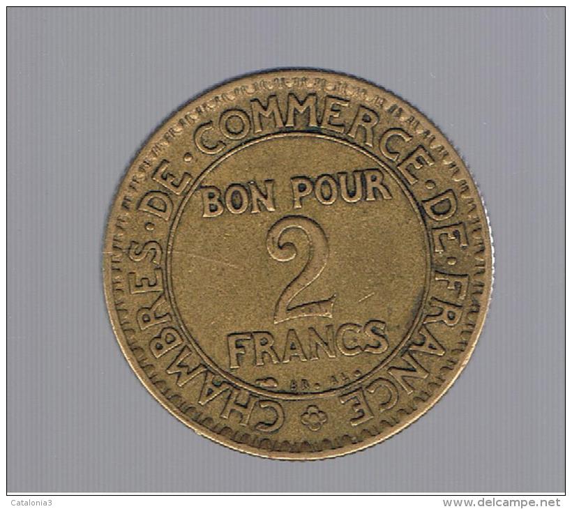 RARA - FRANCIA 2 Franc 1926 Camara De Comercio  KM877 - Otros & Sin Clasificación