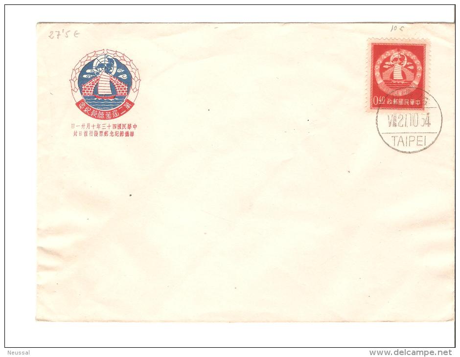 Carta  D  Formosa 1954 - Cartas & Documentos