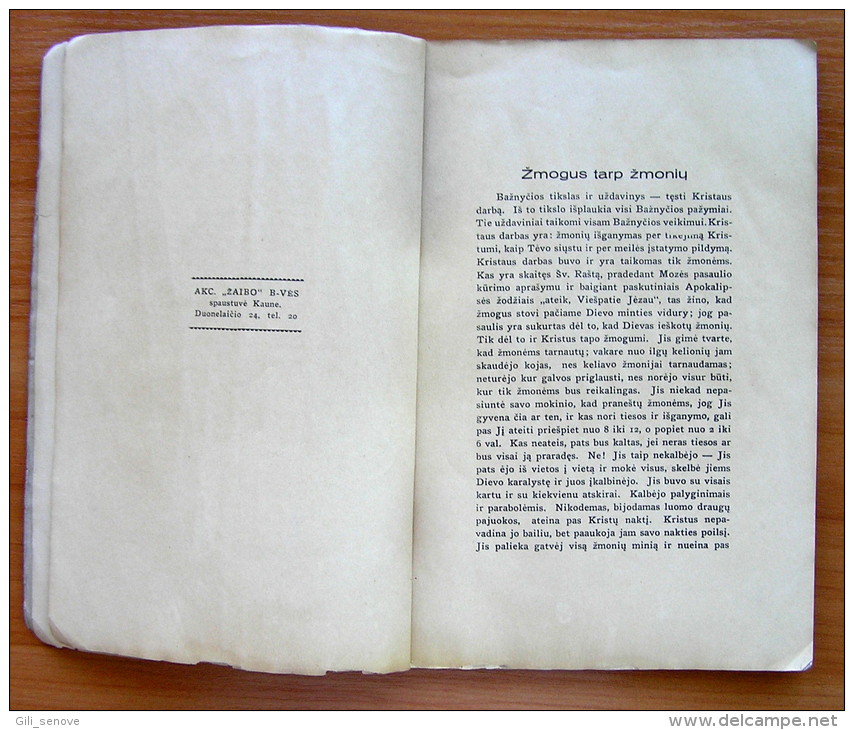 Lithuanian Book /Defenzyva Ar Ofenzyva By E. Fiedler 1930 - Oude Boeken