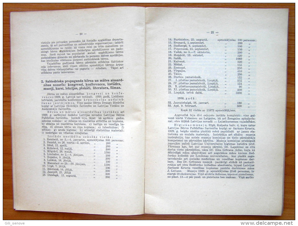 Baltic States Maternal and Child Committee Bulletin 1930