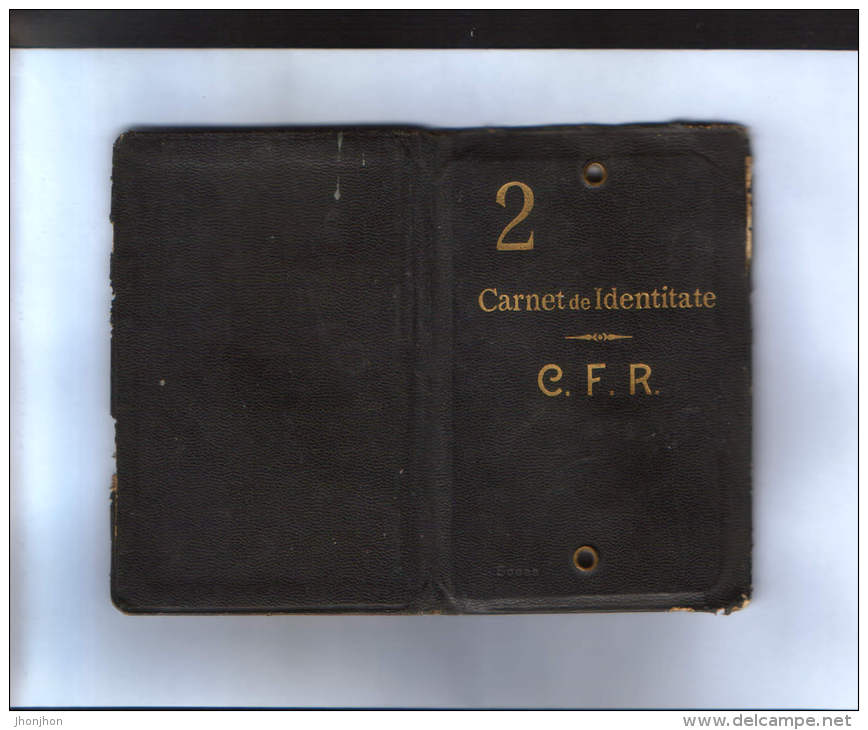 Romania-Identification Card For Travel CFR Years 1930-1934, Bukovina-Cernautzi-7/scan S - Europe