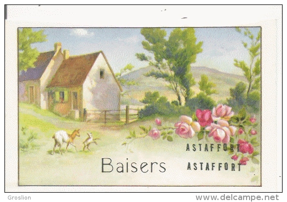 CARTE FANTAISIE  "BAISERS D'ASTAFFORT" 760 - Astaffort