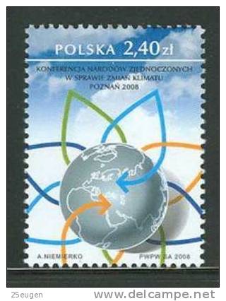 POLAND 2008 UNO CLIMATIC CONFERENCE  MNH /zx/ - Unused Stamps