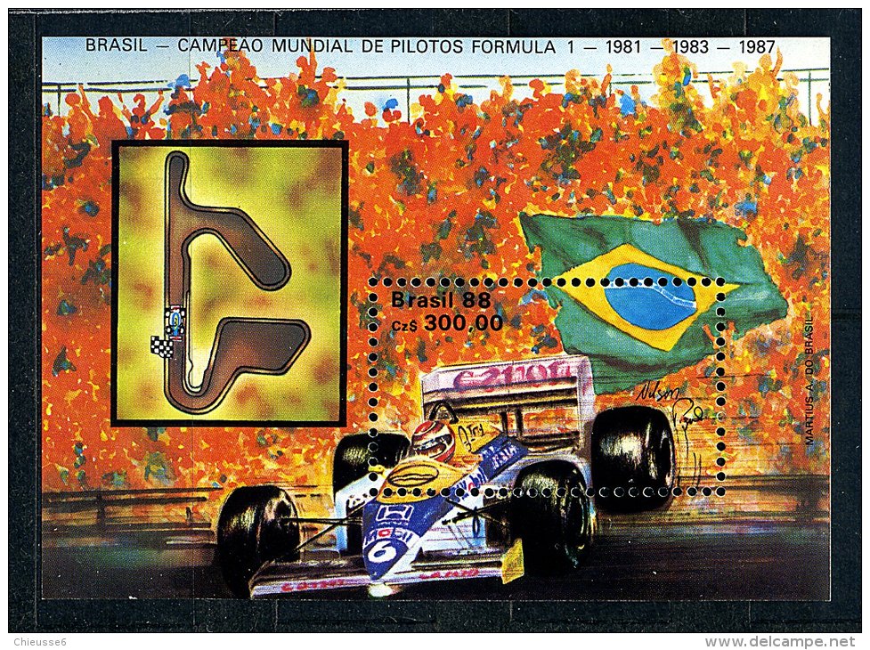 Lot 272 - B 17 - Brésil** Bloc N° 72 - Championnat Du Monde Des Pilotes De Formule 1 - Neufs