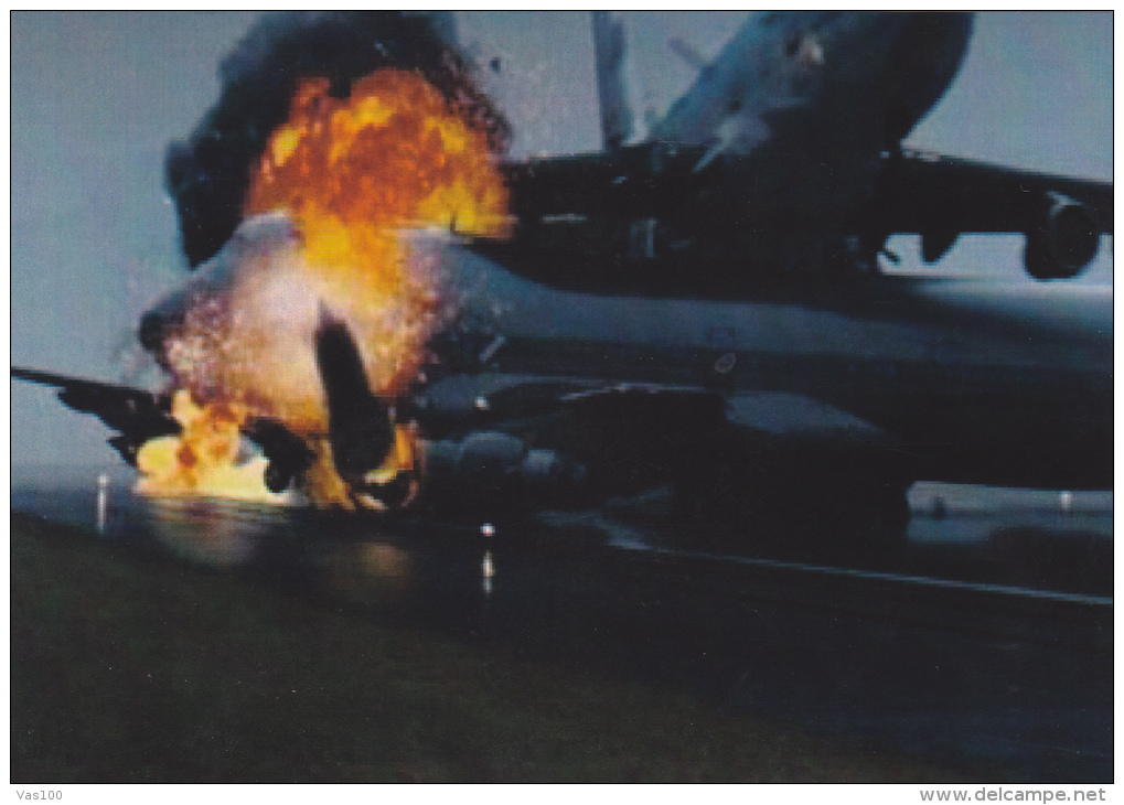 CPA,AIR ACCIDENT,AIRPLANE DESTROYED,UNUSED - Incidenti