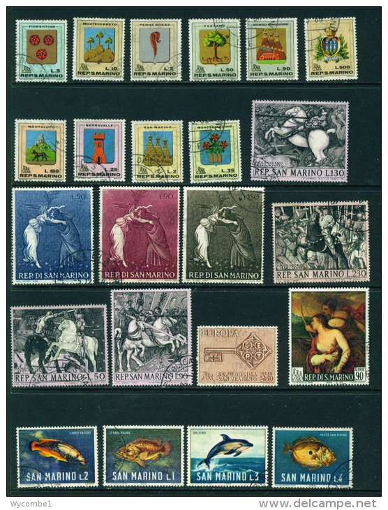 SAN MARINO - Lot Of Used Issues As Scans 1 - Verzamelingen & Reeksen