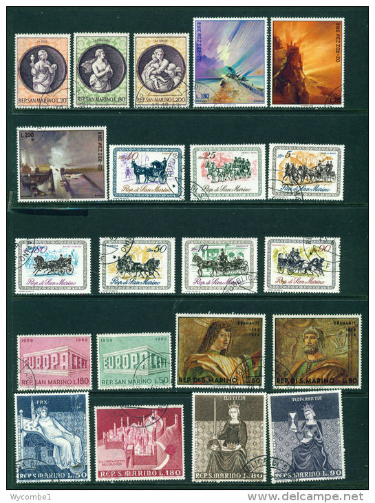 SAN MARINO - Lot Of Used Issues As Scans 1 - Verzamelingen & Reeksen