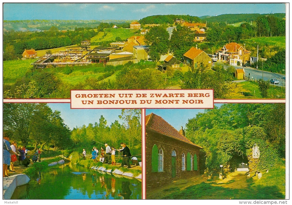 WESTOUTER-MONT-NOIR-ZWARTE BERG-multivues-pêcheurs à La Ligne - Poperinge