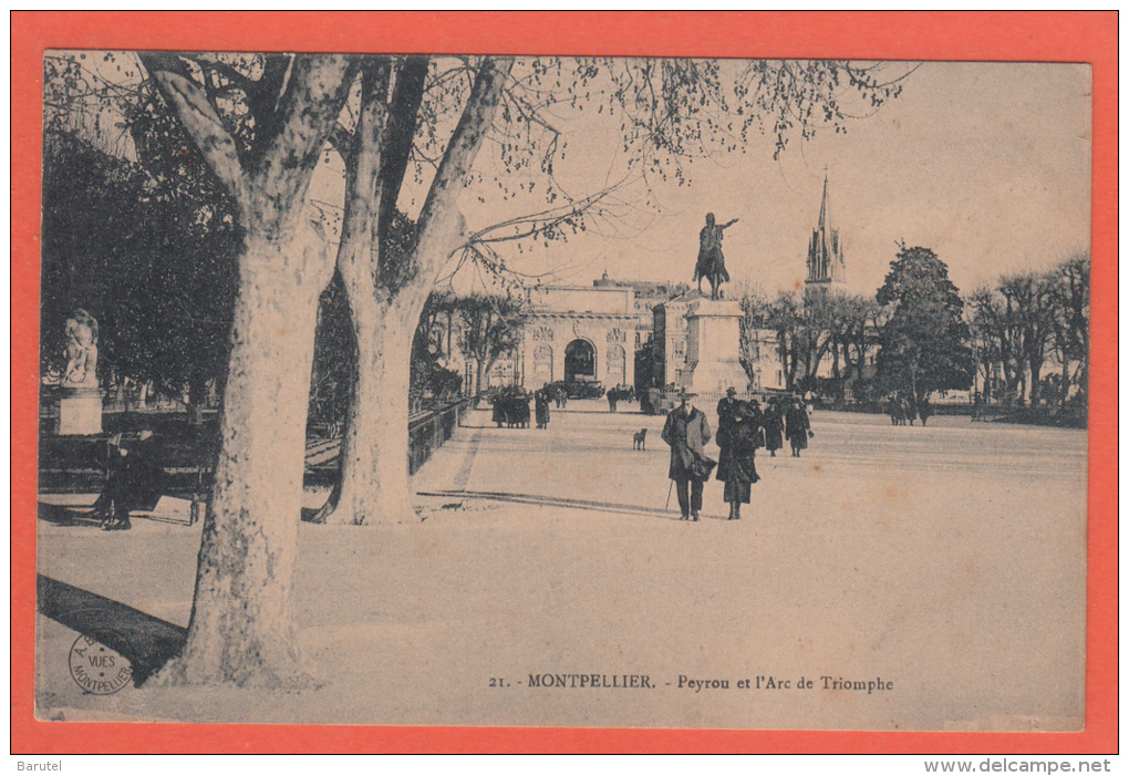 MONTPELLIER --> Le Peyrou Et L'Arc De Triomphe - Montpellier