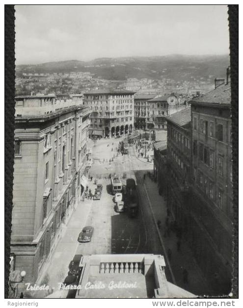 TRIESTE - Piazza Carlo Goldoni - 1955 - Trieste