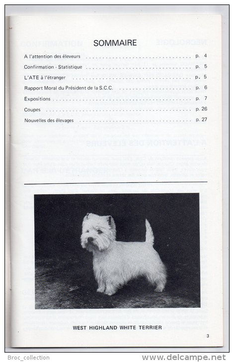 Les Amateurs De Terriers D´Ecosse, Bulletin Du Club N° 18, Octobre 1973, 2 Cans - Animaux