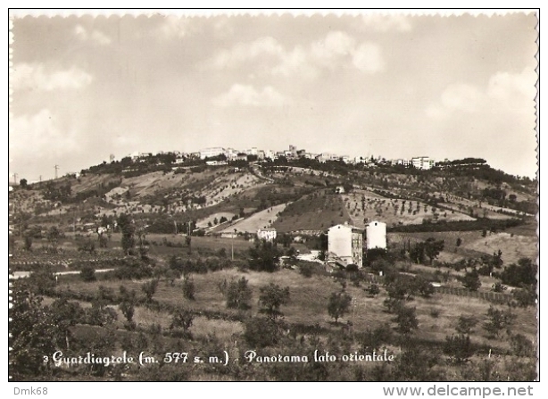 GUARDIAGRELE ( CHIETI ) PANORAMA LATO ORIENTALE - 1953 - Chieti