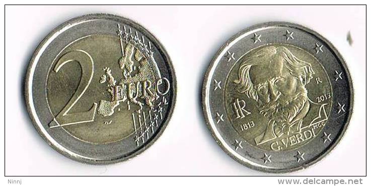 Italia 2013 - 1 Moneta 2 Euro  B/centenario G. Verdi 1813 - 2013 - Italia