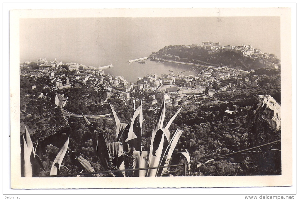CPSM Photo Monaco Vue Générale Prise De La Turbie édit La Cigogne N°1508 Non écrite Bon état - Multi-vues, Vues Panoramiques
