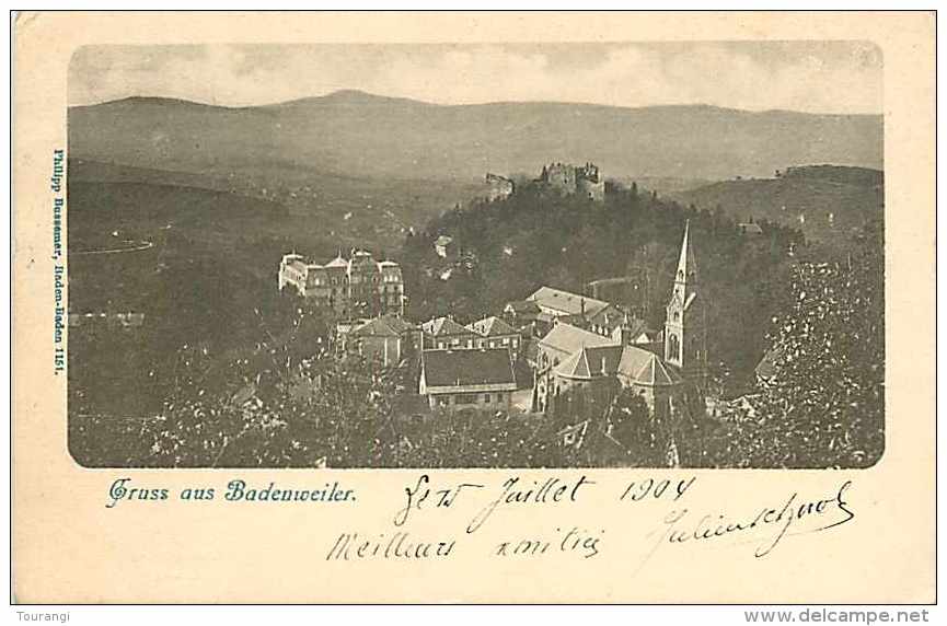 Août13 245 : Badenweiler  -  Gruss Aus - Badenweiler