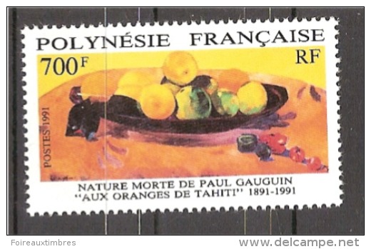 POLYNESIE FRANCAISE - 1991 - N°385 Neuf** - Paul Gauguin à Tahiti - Ongebruikt