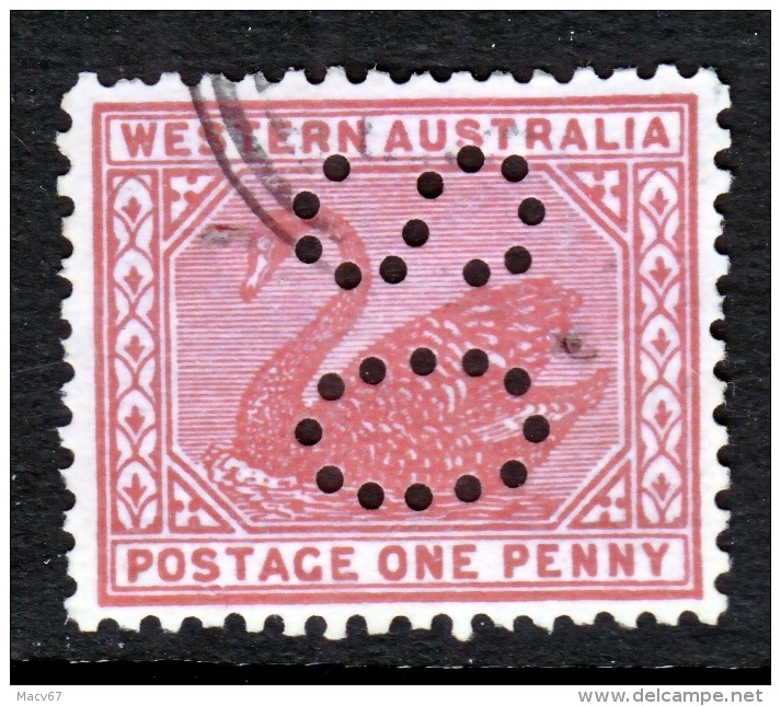 Western Australia  O 76   (o)  Wmk. 70  V And Crown - Used Stamps
