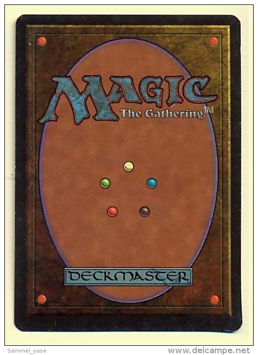 Karte Magic The Gathering  -  Verzauberung  -  Schutzkreis Gegen Grün  -  Deutsch - Altri & Non Classificati