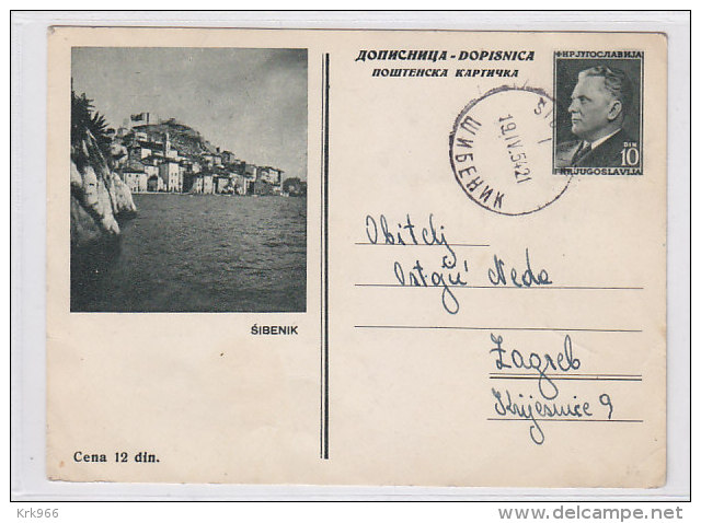 YUGOSLAVIA,postal Stationery SIBENIK - Postal Stationery