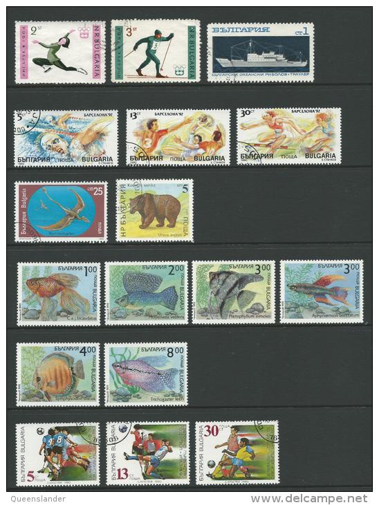 Collection Of Bulgaria MUH, M & Used Nice Colourful Stamps Nice Scott Catalogue Value - Collections, Lots & Series